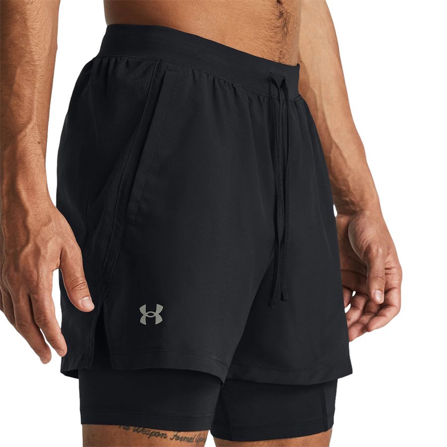 Shorts UA Launch 2 in 1 13 cm da uomo Under Armour | 13826400001
